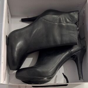 Nine West Black Heeled Boots